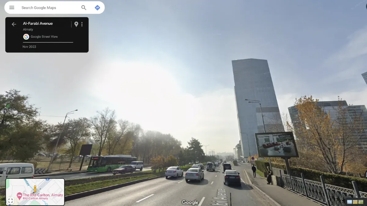 Google Street View launches in Kazakhstan