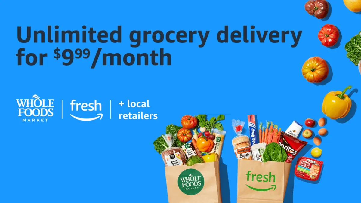 Amazon launches Grocery Delivery Subscription for Prime Members and EBT Users