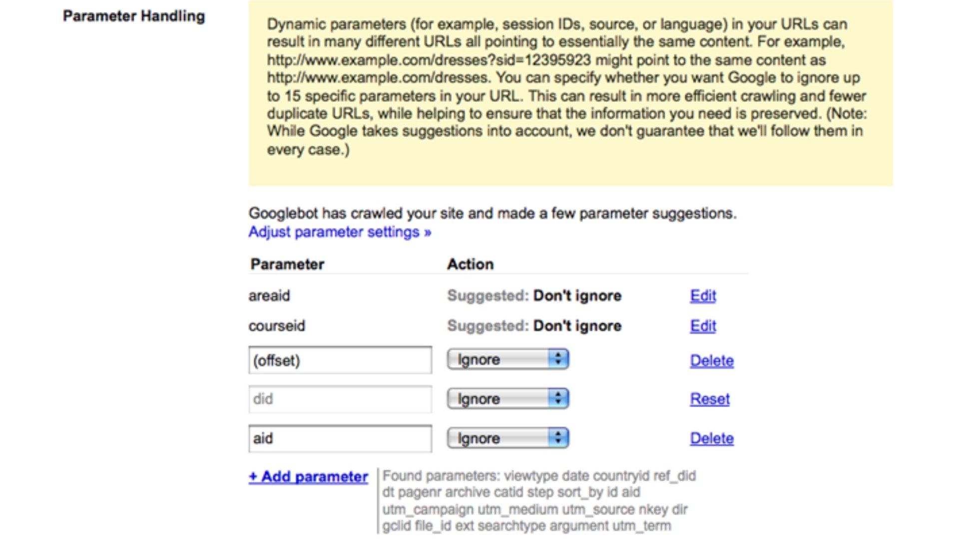 Google to retire the URL Parameters tool in Search Console