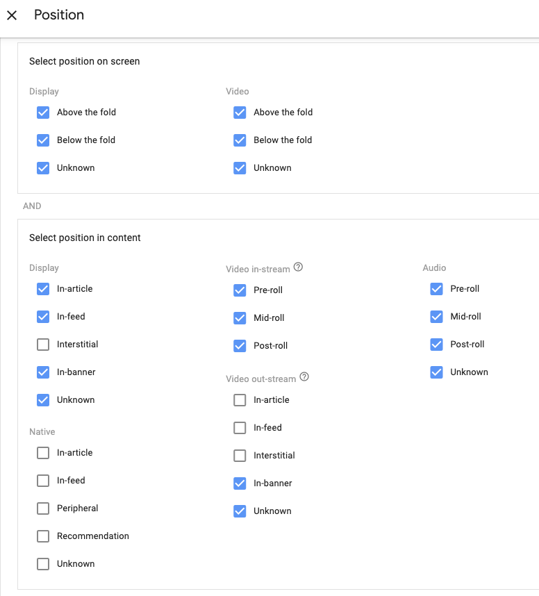Google introduces support for Position Targeting in DV360 for native inventory