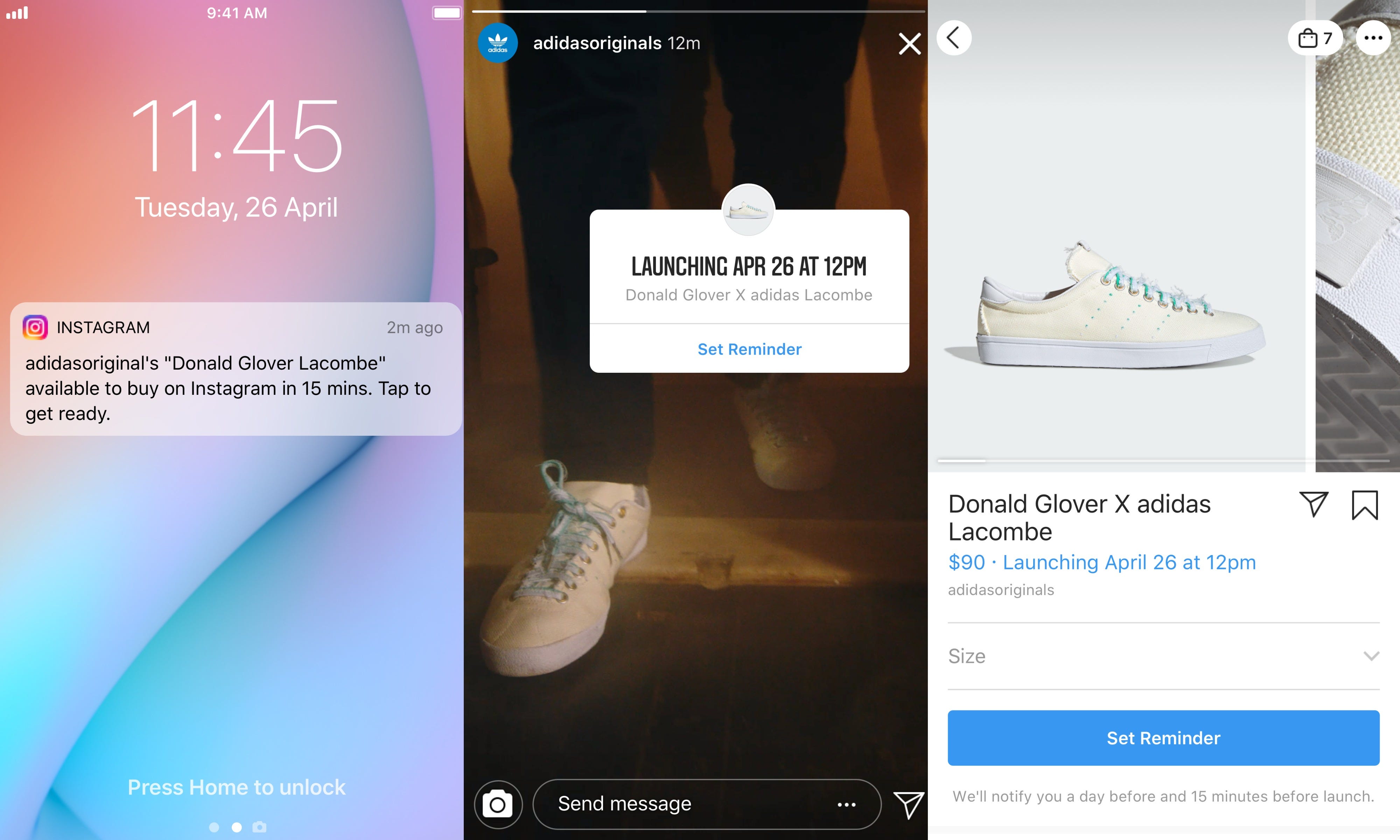 Product Launch Reminders on Instagram