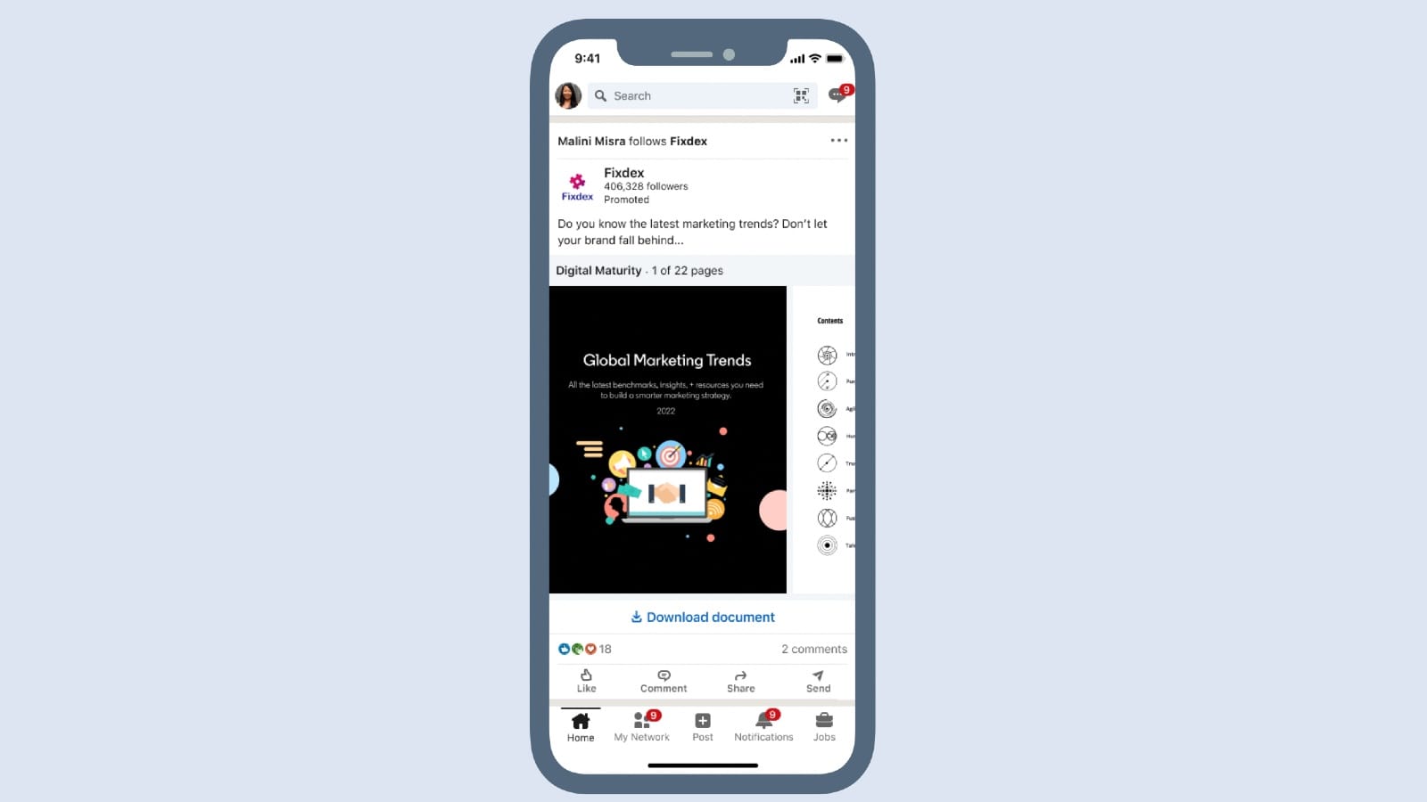 Document Ads on LinkedIn