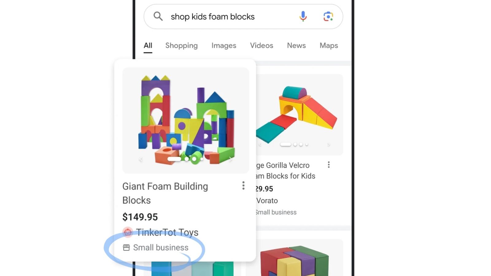 Google adds a Small Business attribute to help shoppers finding local businesses