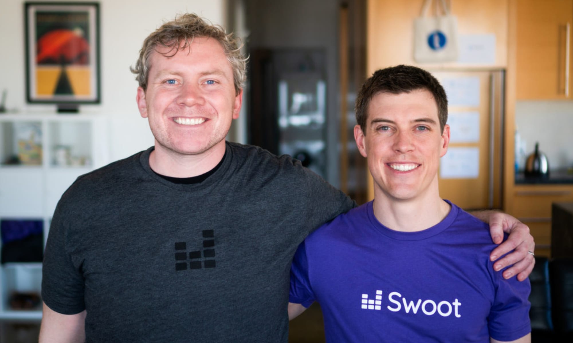 Pete Curley and Garret Heaton, cofounders of Swoot