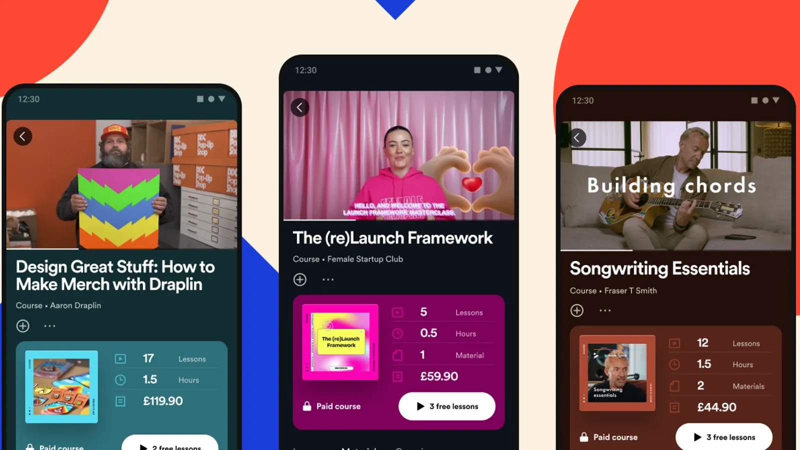 Spotify expands into Educational Content with Video Course Test in the UK