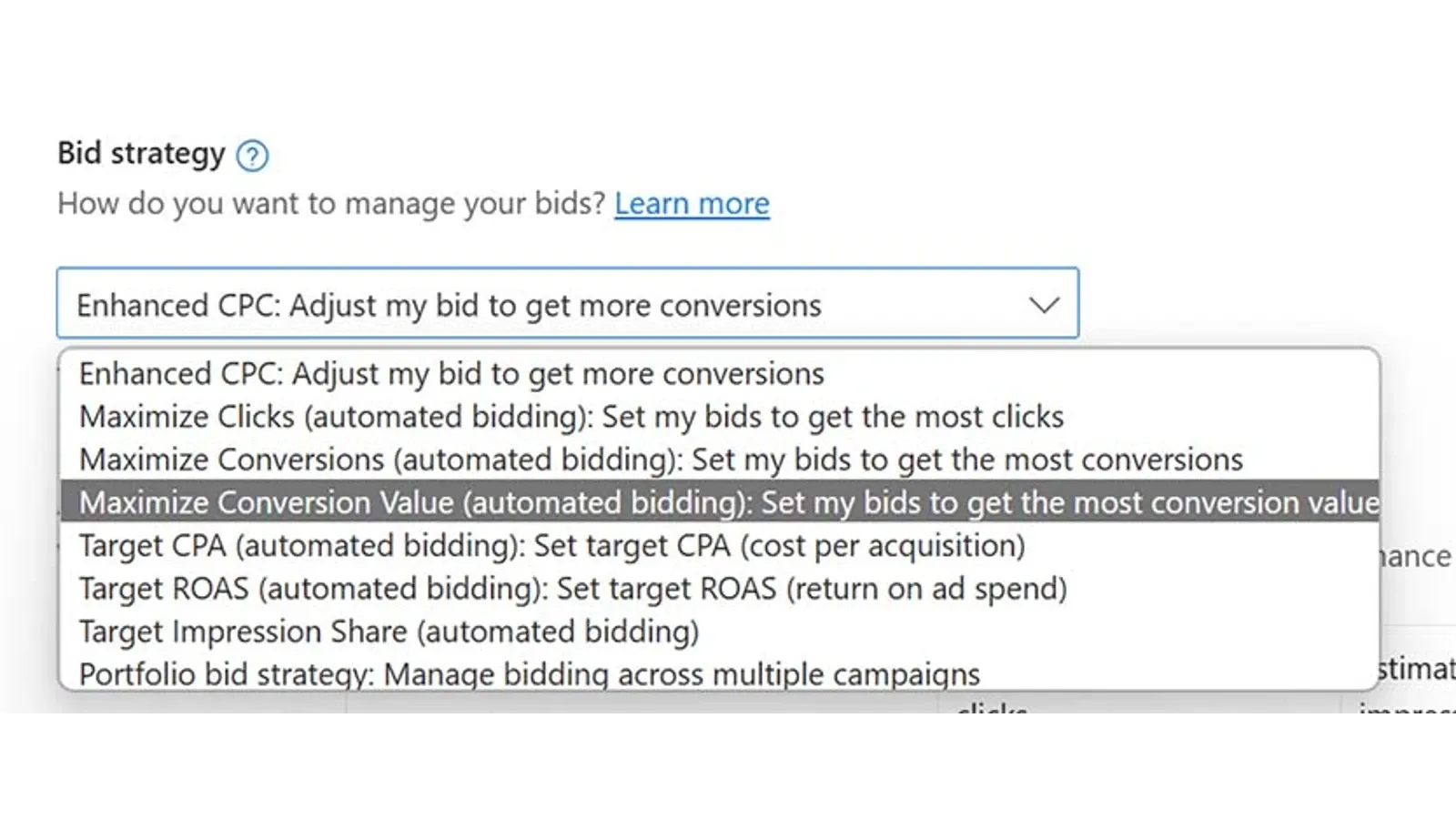 Microsoft Advertising expands Conversion Value bidding
