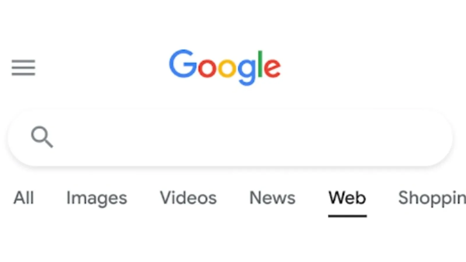 Web Filter for Text-Only results