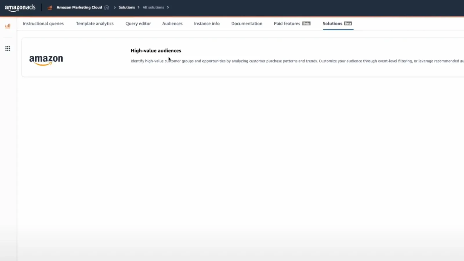 Amazon Marketing Cloud unveils high value audiences solution