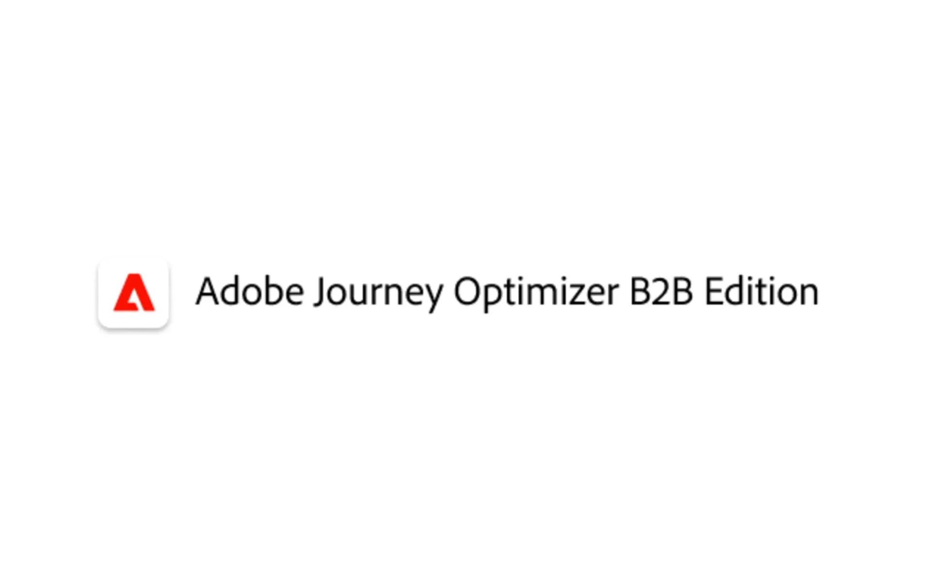 Adobe Journey Optimizer B2B Edition