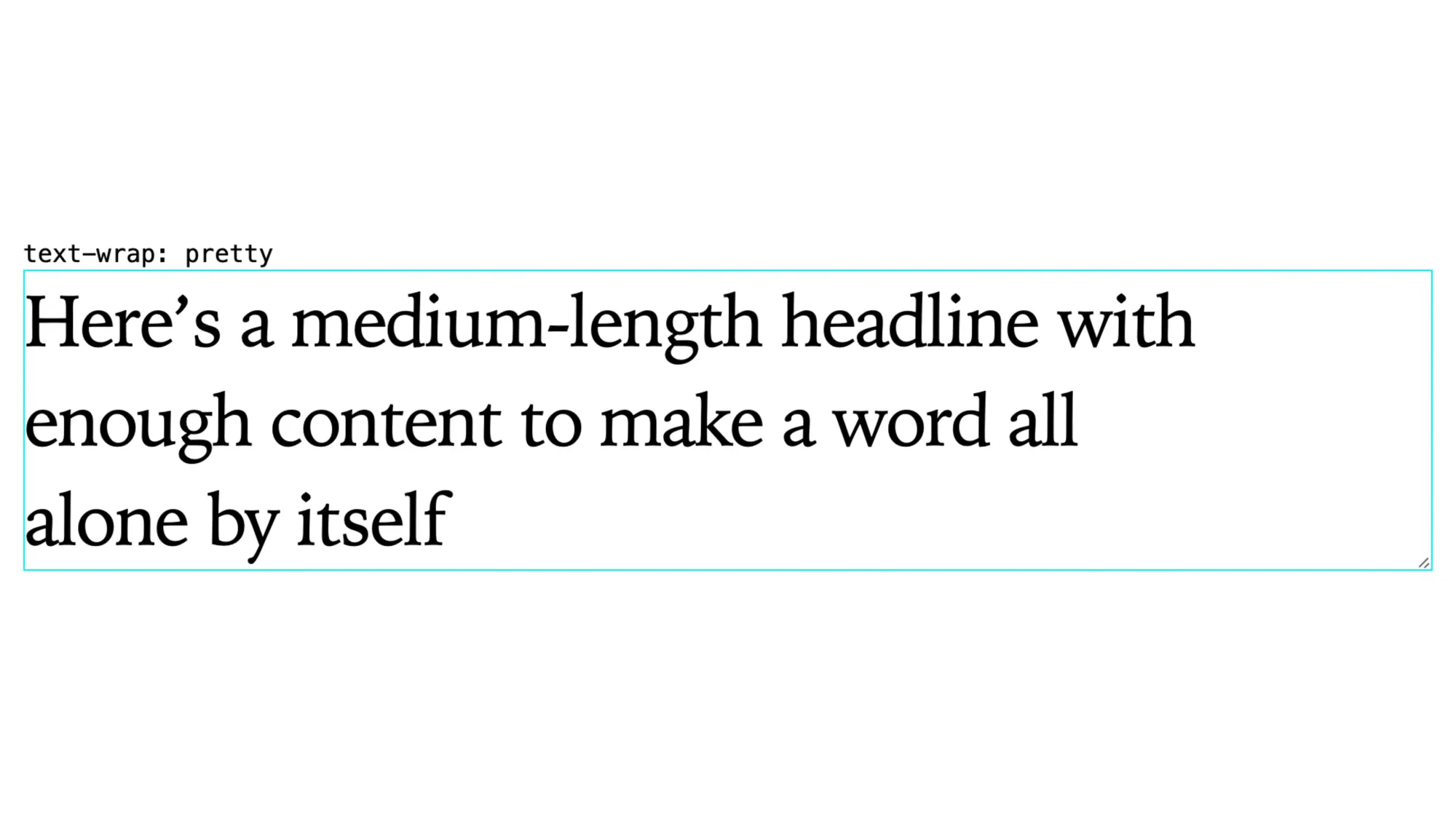 Safari's text-wrap: pretty brings superior web typography