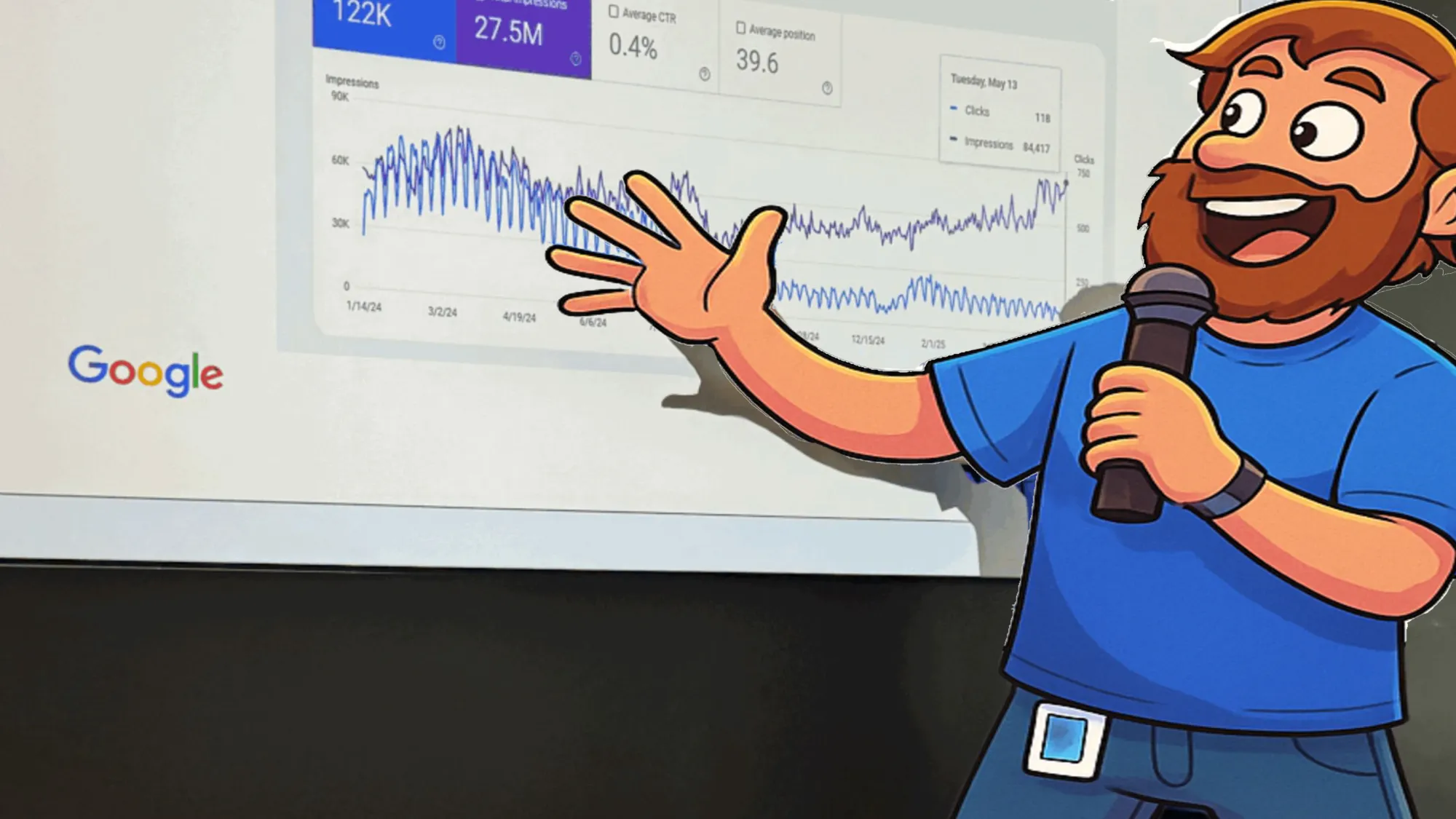 Martin Splitt explains Great Decoupling: Google Console shows impressions up, clicks down via AI