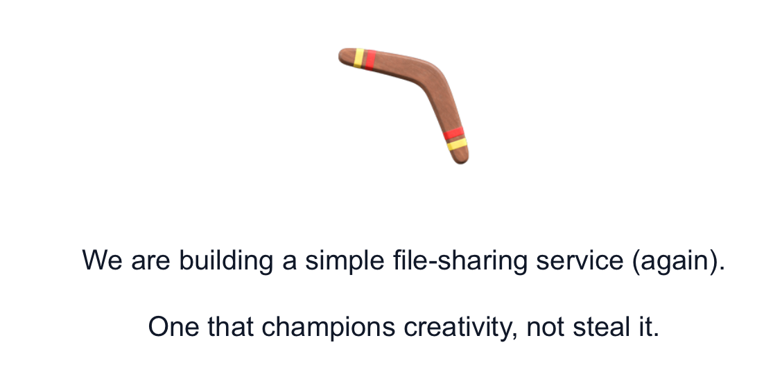 Boomerang File-Sharing