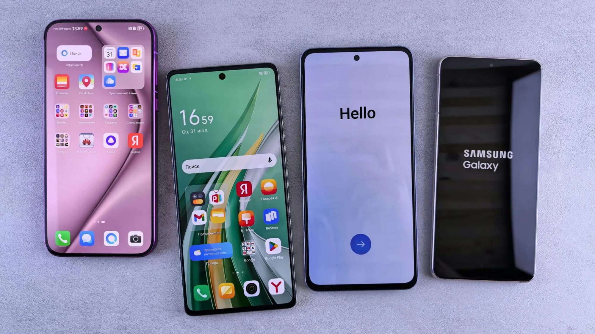 Samsung Galaxy devices showing mobile cloud gaming platform interface for European market expansion