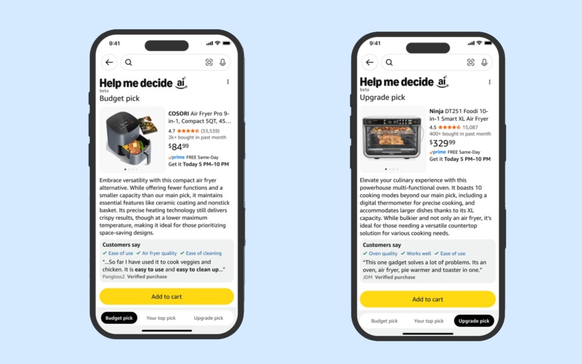 Amazon launches Help Me Decide feature using AI to recommend products
