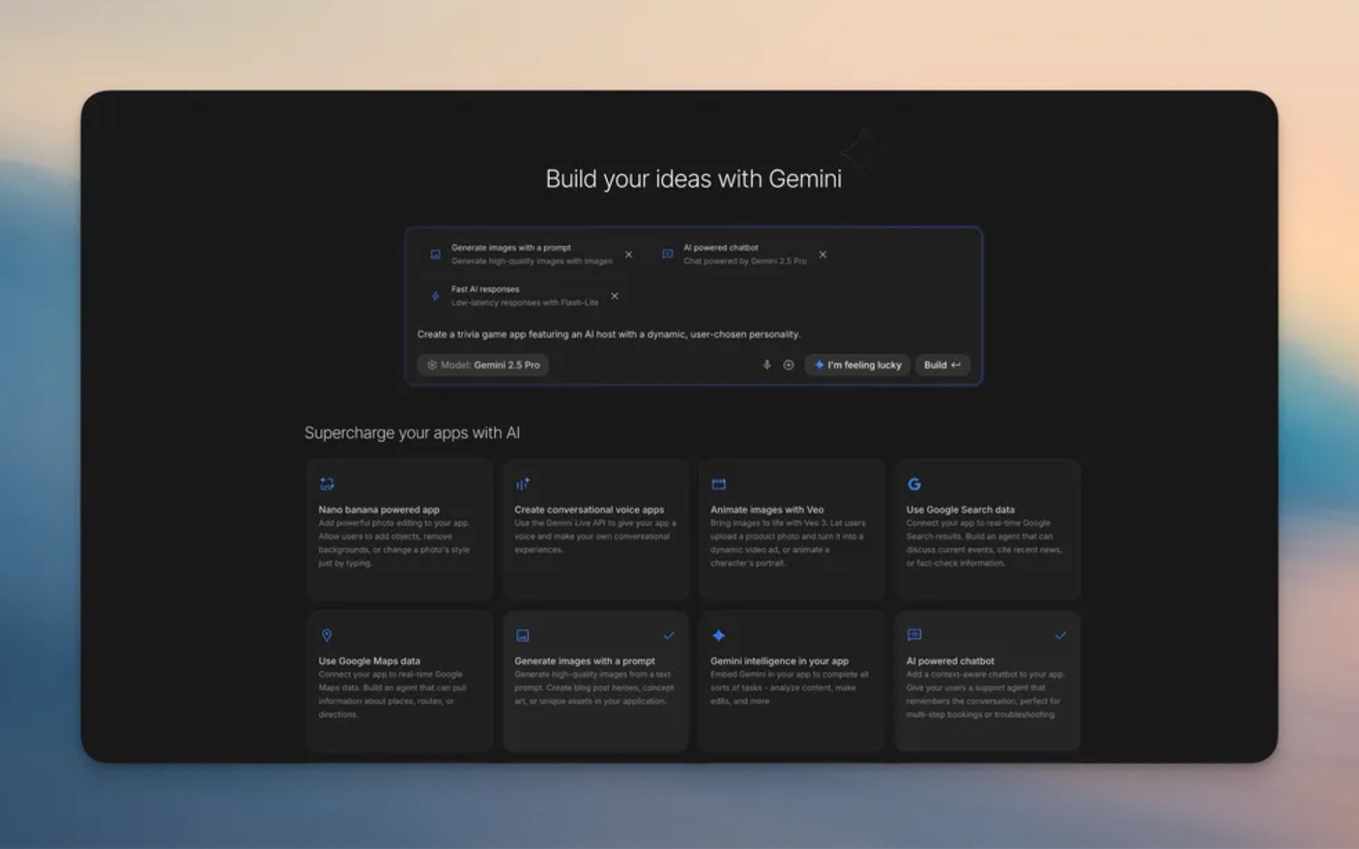 Google AI Studio introduces vibe coding for rapid app development