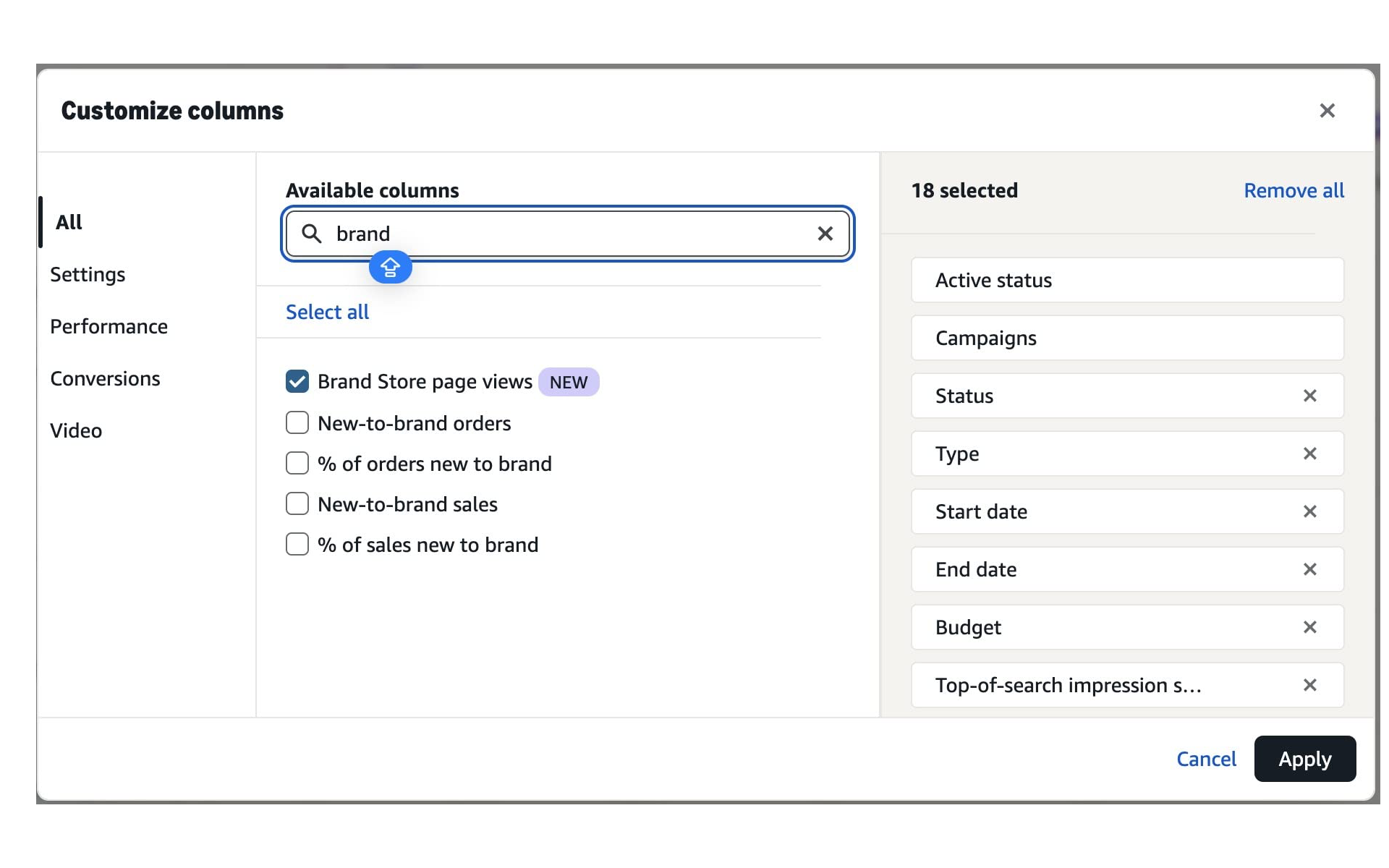 Amazon adds Brand Store page views metric for Sponsored Brands