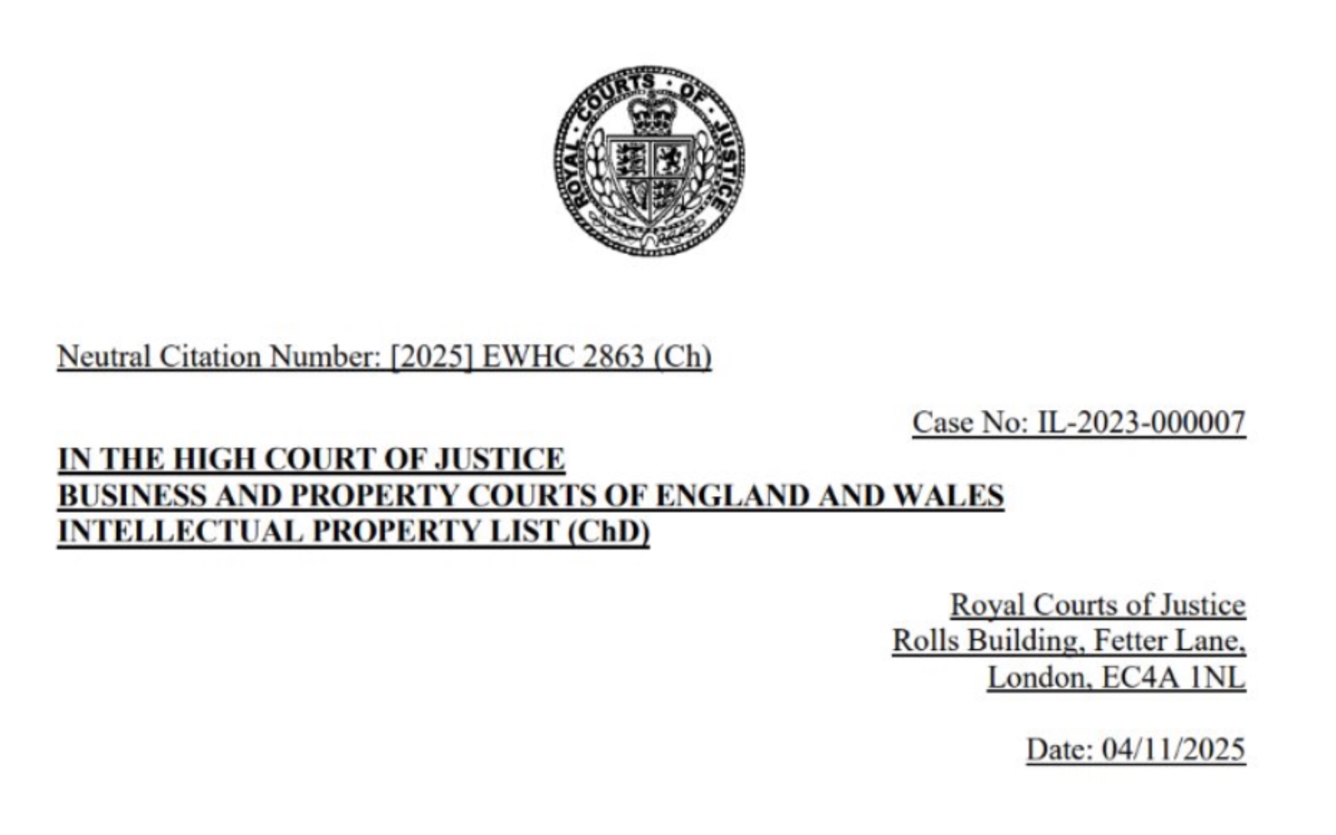 UK High Court dismisses Getty Images copyright claims against Stability AI