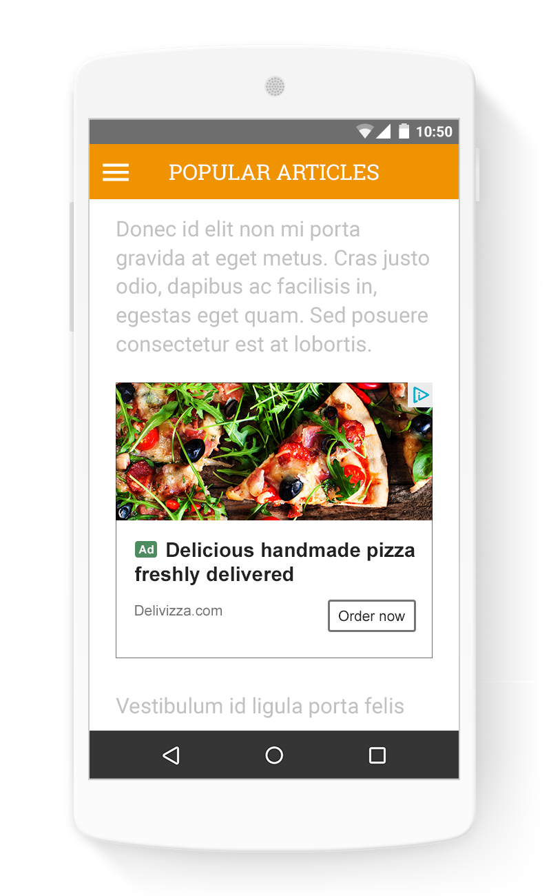 Native In-article Ad