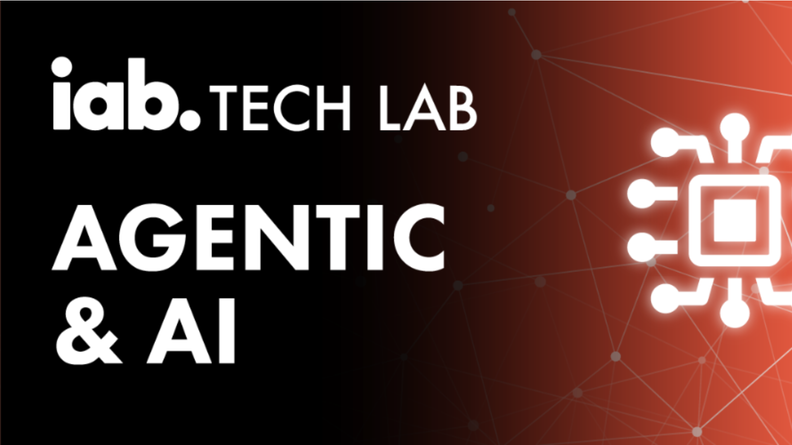 IAB Tech Lab agentic AI roadmap graphic showing standards integration for digital advertising automation
