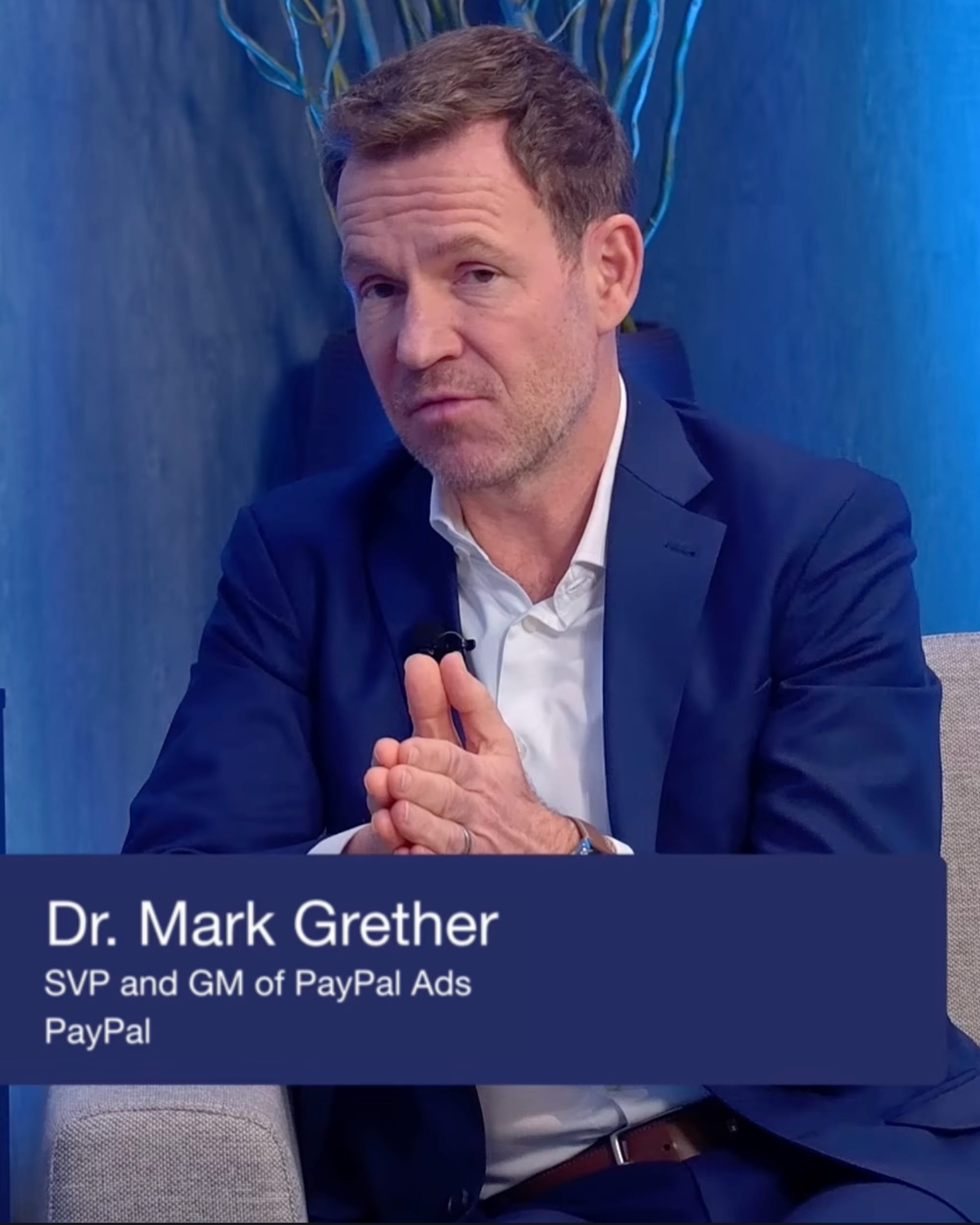 Dr. Mark Grether discusses PayPal's commerce media strategy at CES 2026 in the C-Space Studio.