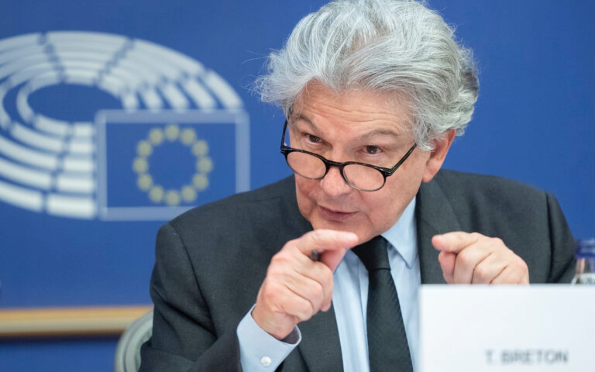 Thierry Breton banned from US entry over digital platform regulation.