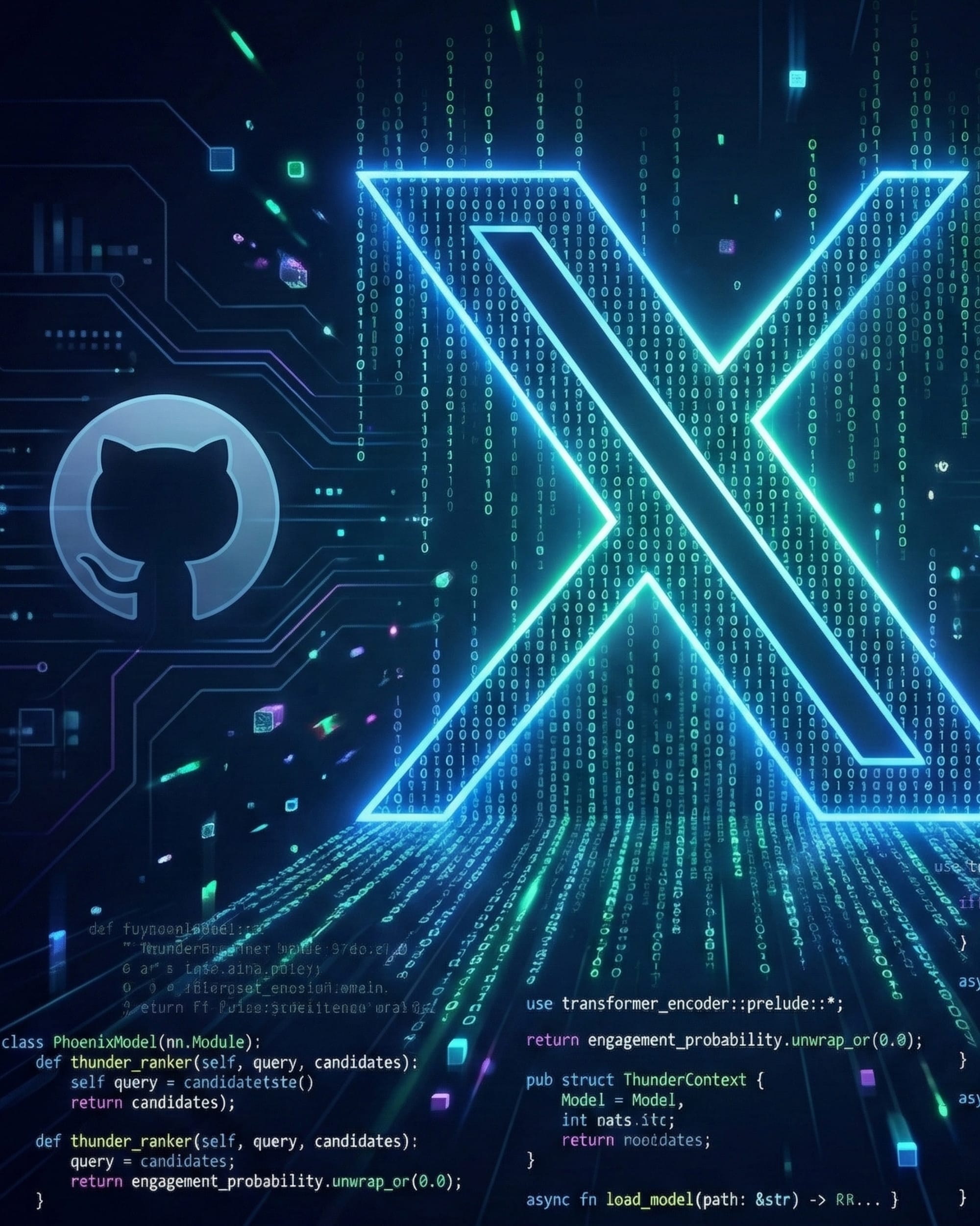 X open-sources For You feed algorithm revealing Grok-powered transformer architecture and engagement predictions.