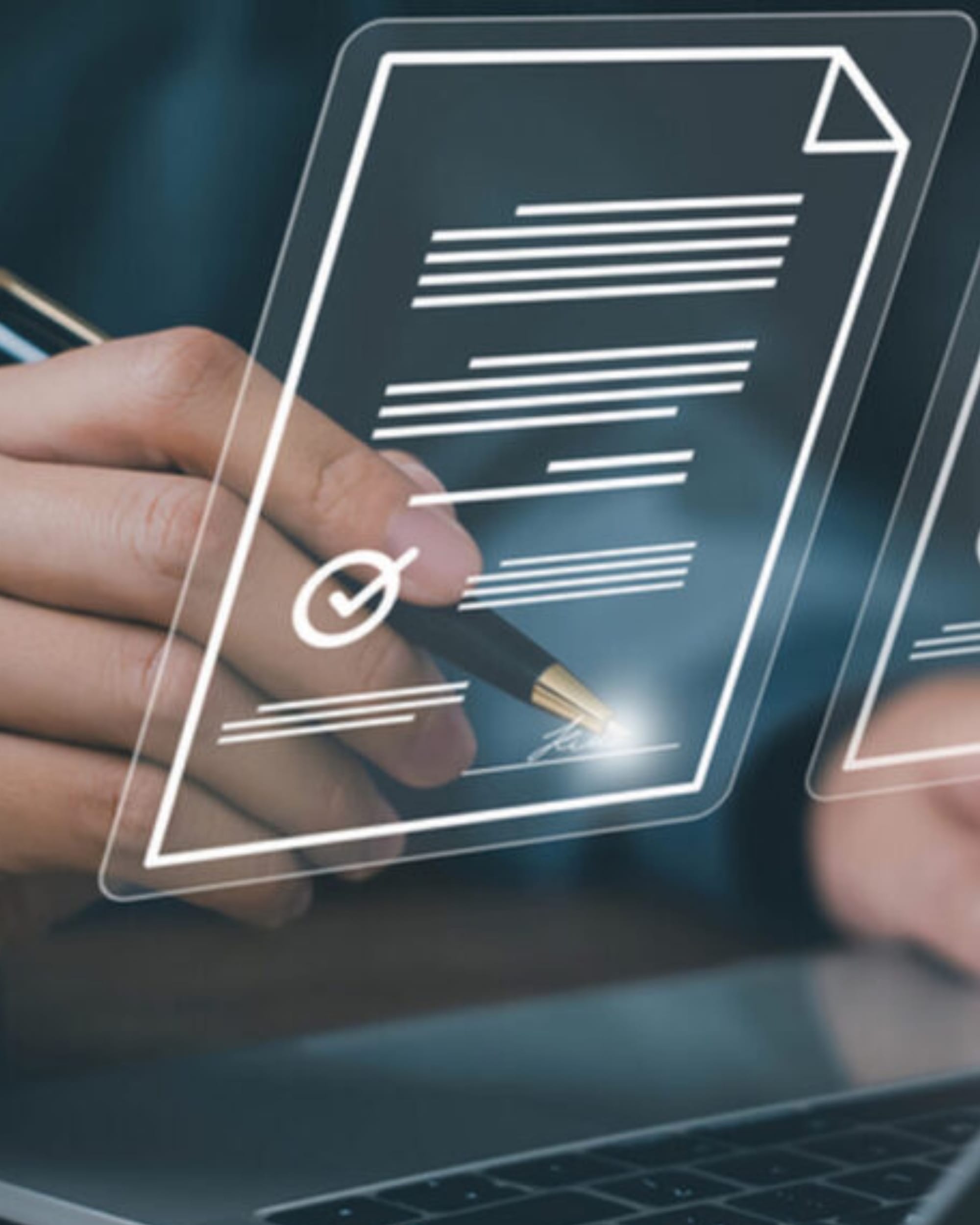 Digital insertion order contract approval interface for direct advertising campaigns