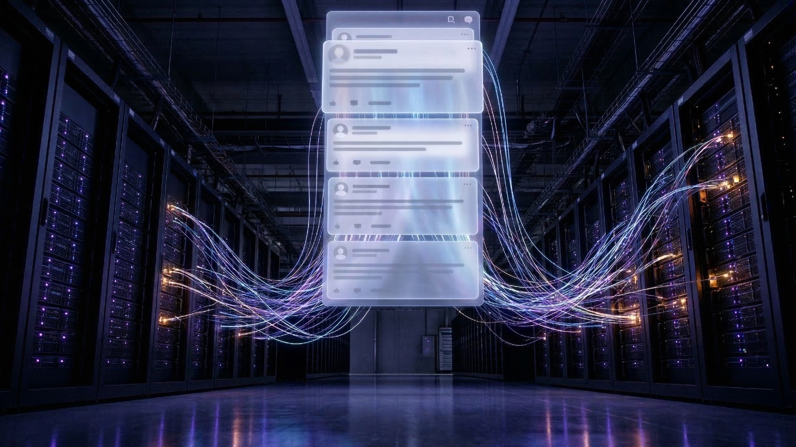 GPU servers power LinkedIn's LLM-based Feed ranking system with real-time data streams.