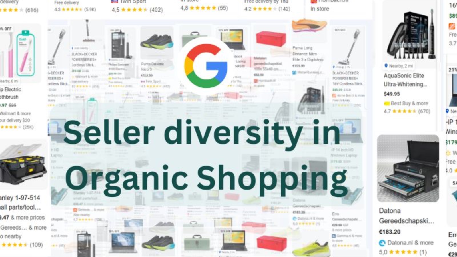 Walmart's 1,600 seller names quietly game Google Shopping carousels