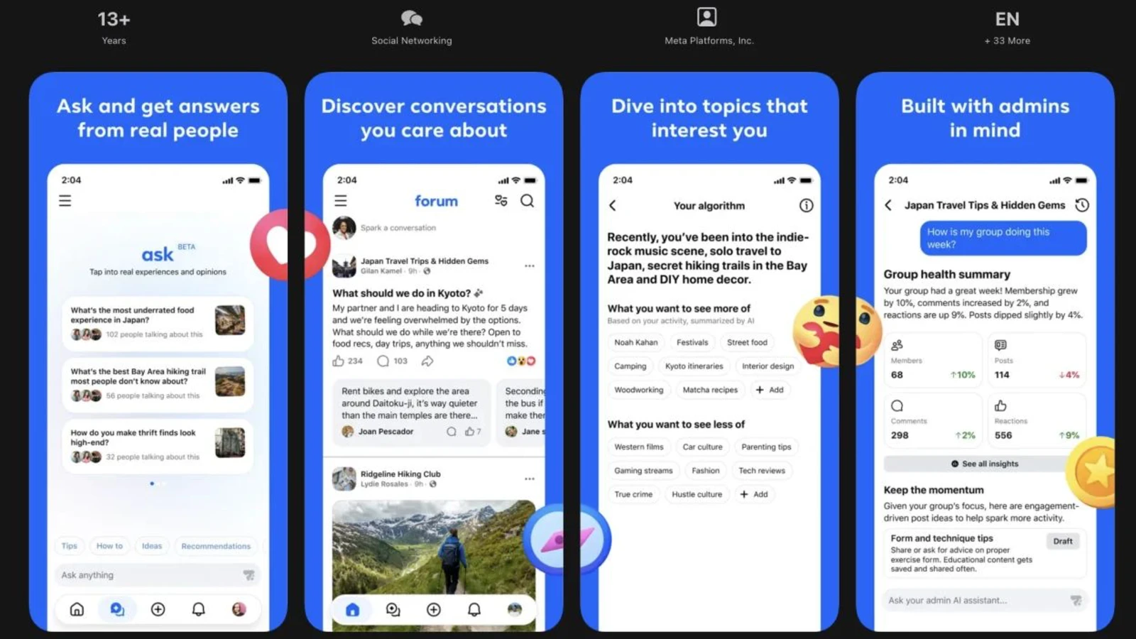 Meta Forum app quietly launches as Reddit rival with AI-powered Groups feed