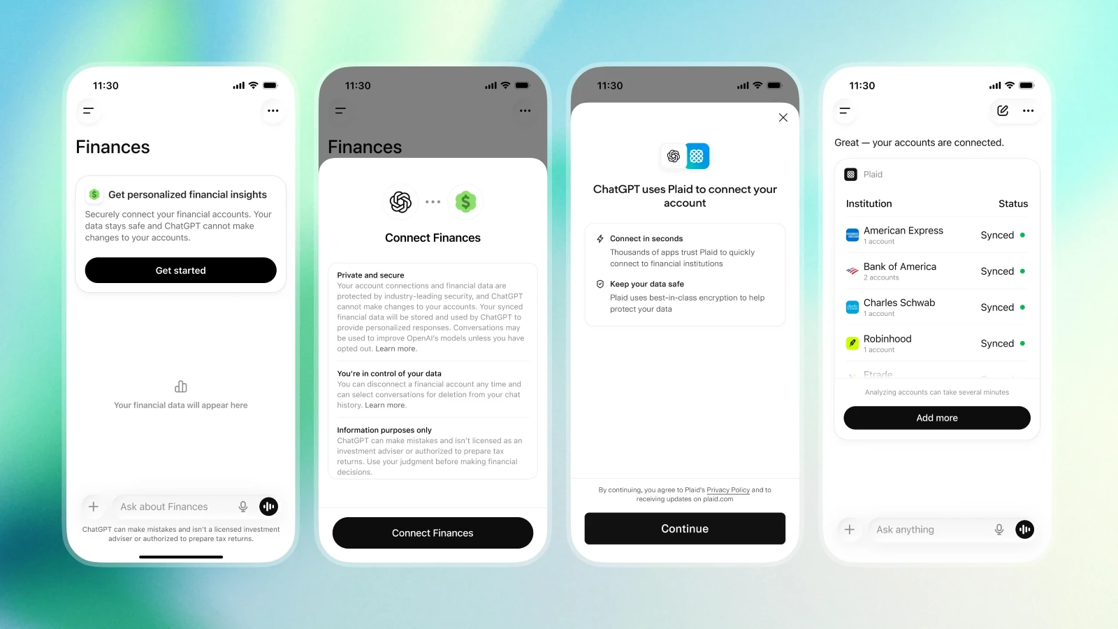 ChatGPT can read your bank statements now - here's what it knows