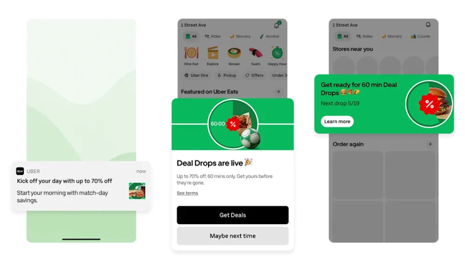 Uber Eats gets Deal Drops and Reorder Rewards for restaurant advertisers