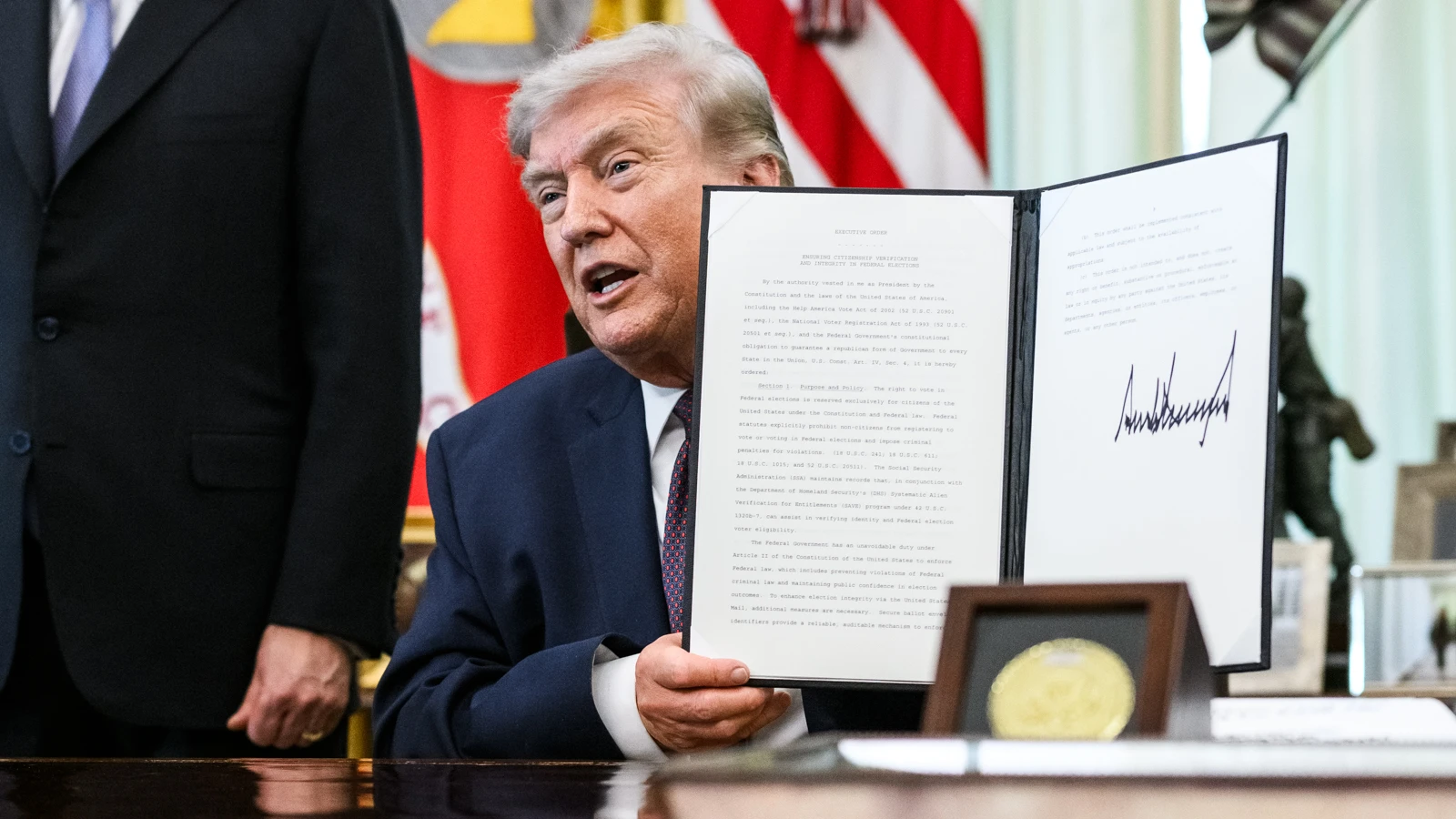 Trump signs AI order reviving the safety review he abolished 17 months ago