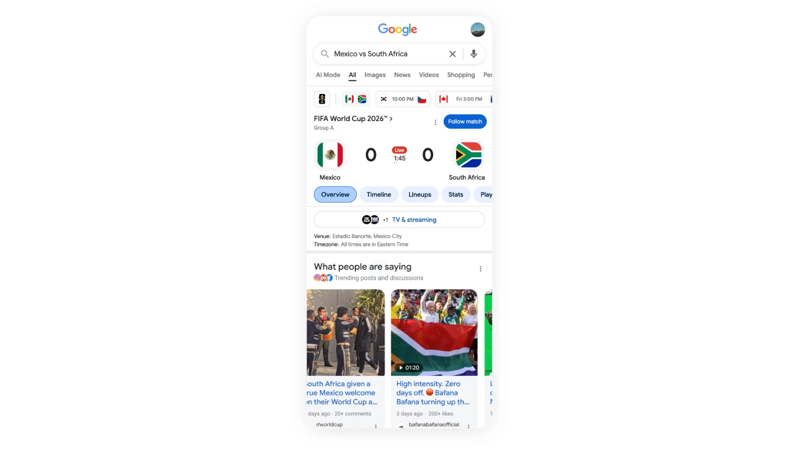 Google's World Cup 2026 search tools go deeper than you'd expect