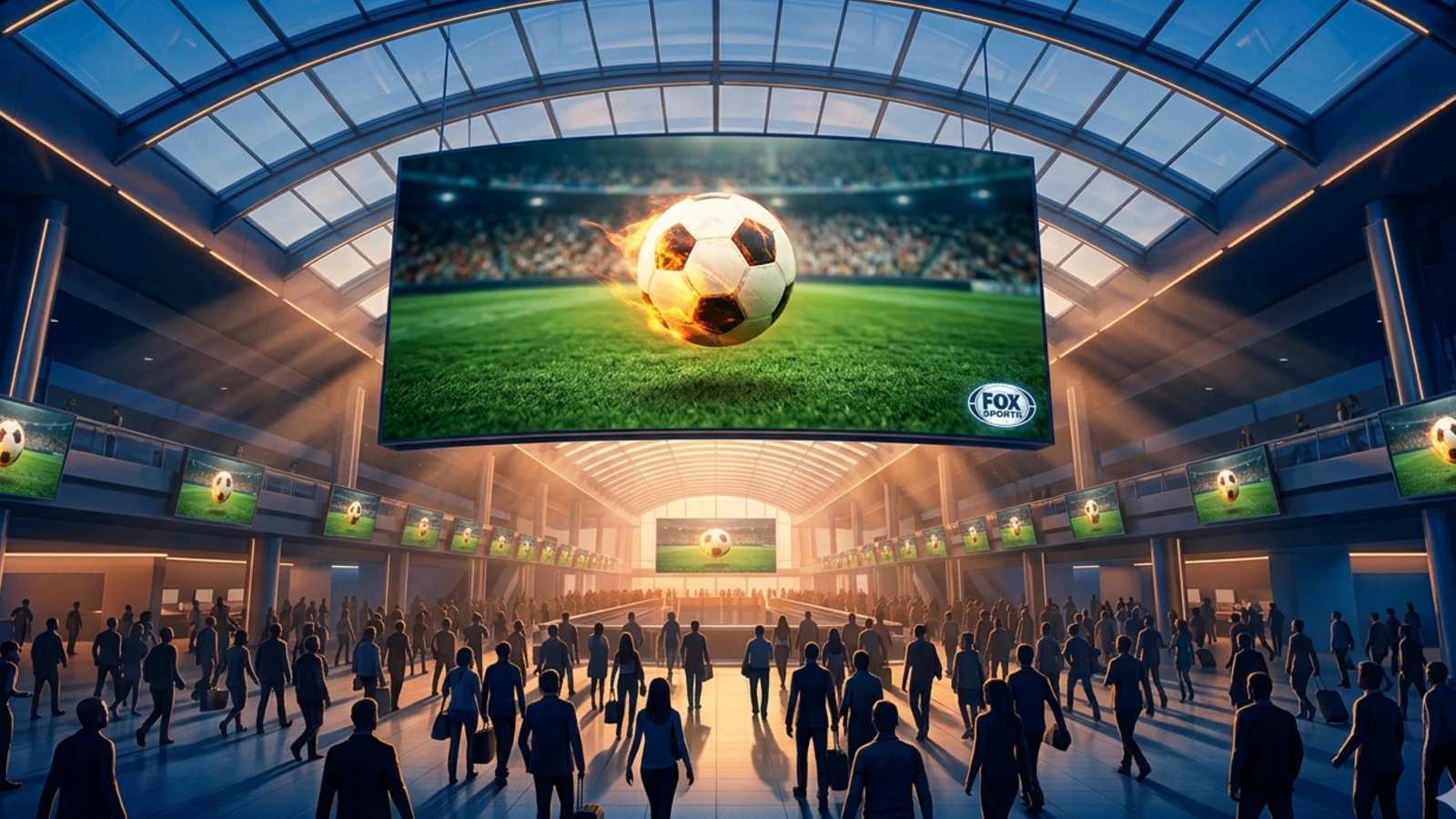 FOX Sports airs all 104 World Cup 2026 matches live across U.S. airports