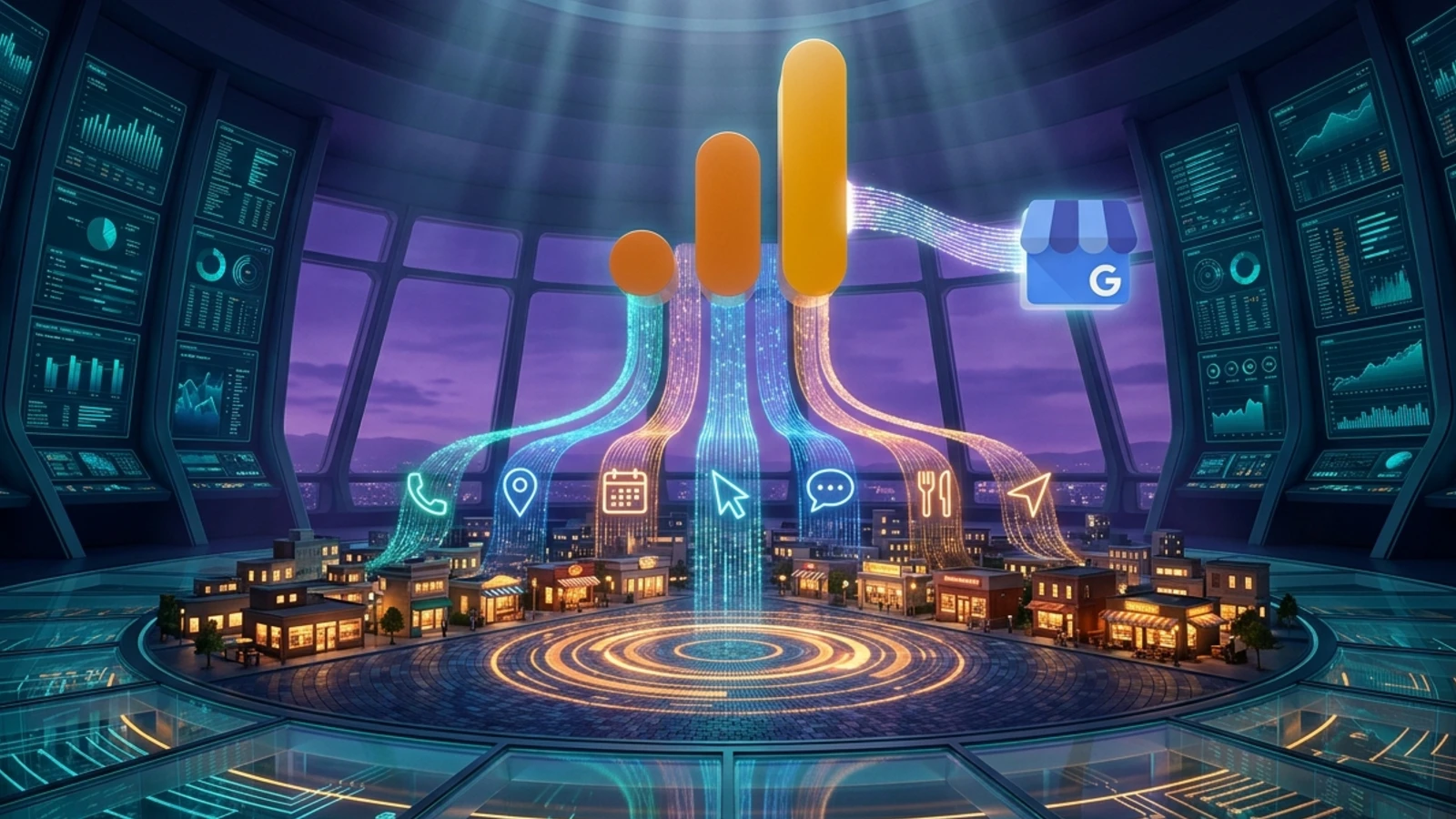 Google Analytics links Business Profiles to report local metrics