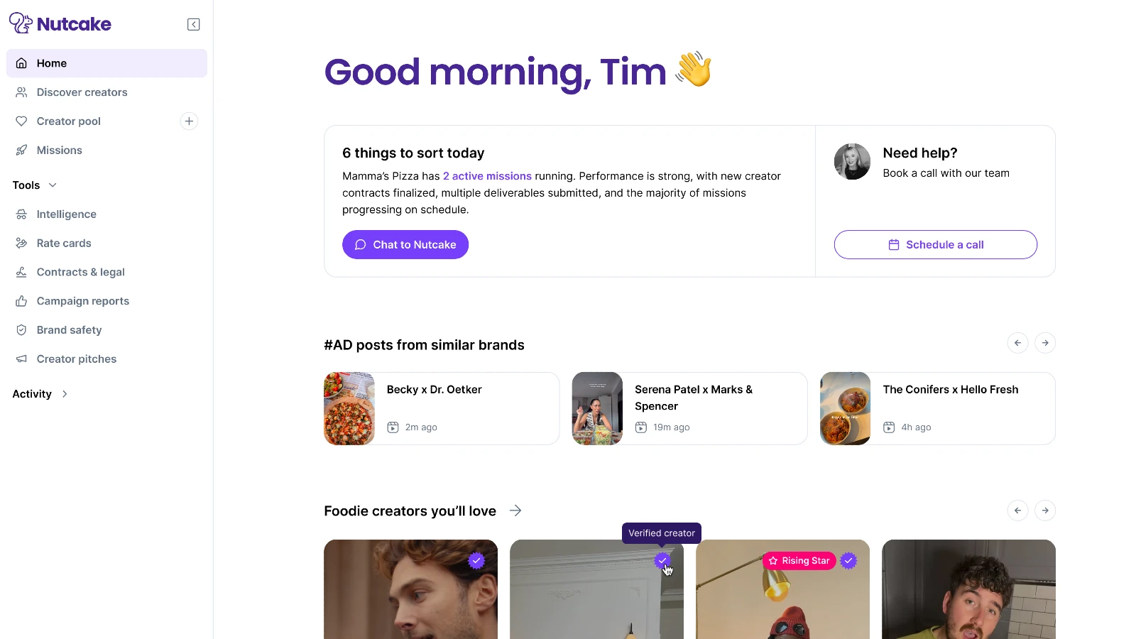 Nutcake launches as agentic layer for creator campaigns, opens free UK creator database