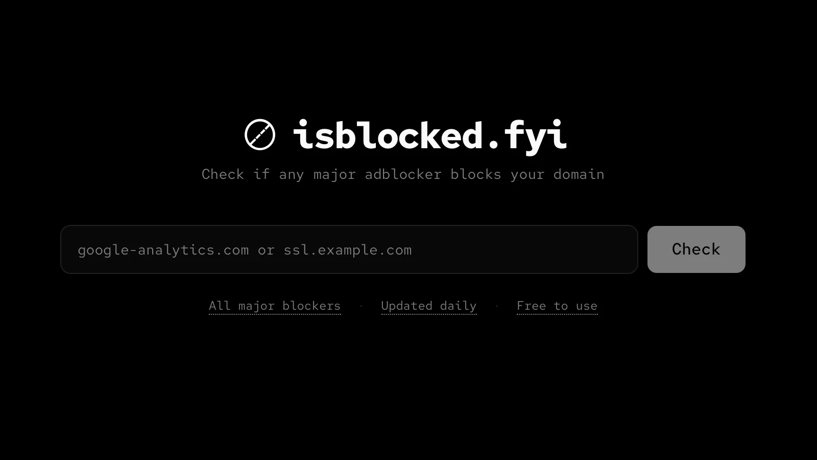 isblocked.fyi: the tool that shows if adblockers are silently killing your data