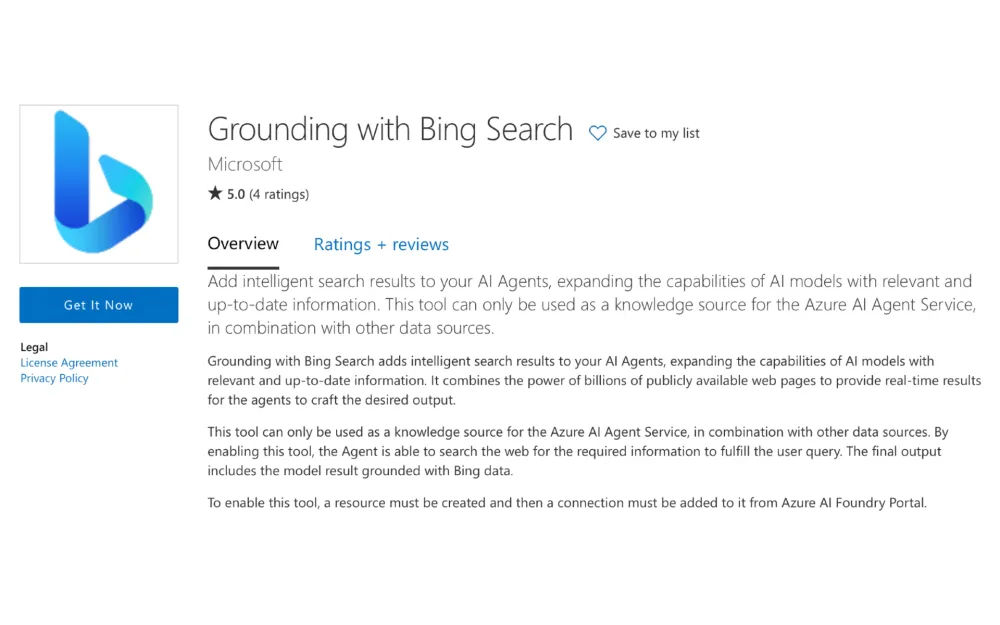 Grounding with Bing Search enhances Azure AI Agent Service