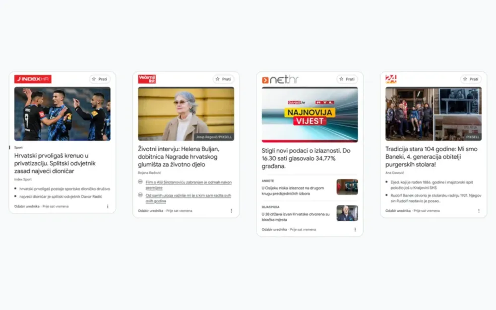 Google News Showcase expands to Croatia with major media partnerships