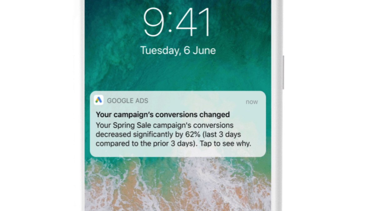 Google introduces custom notifications and insights in Google Ads mobile app