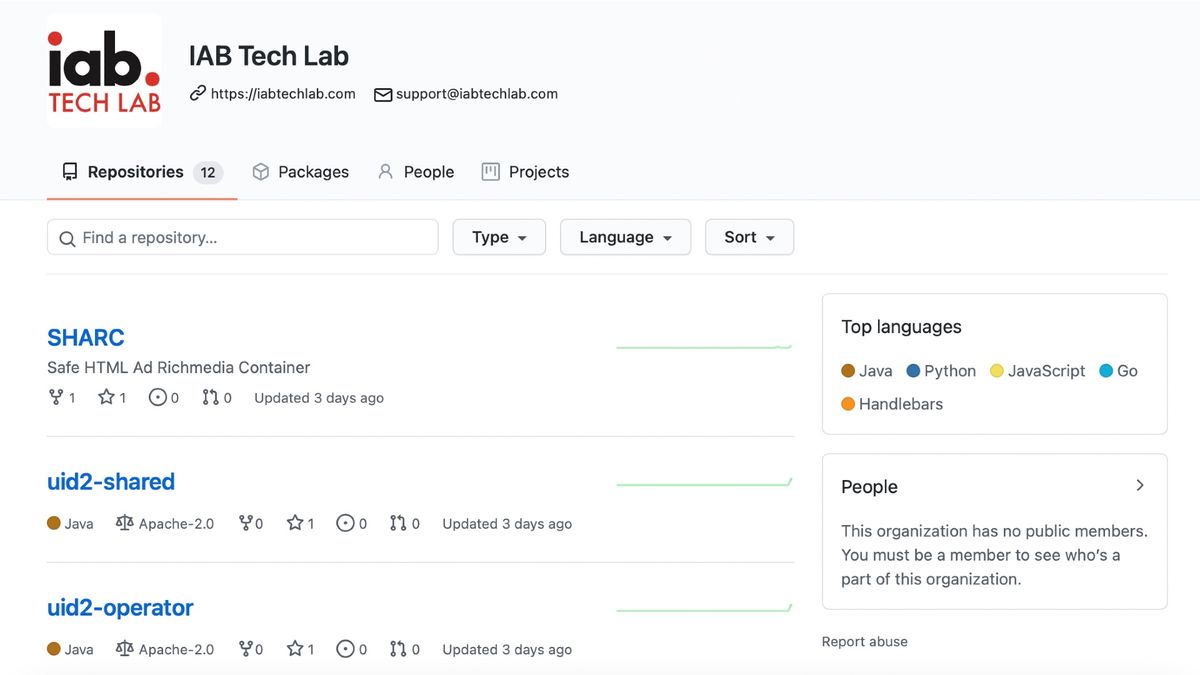 IAB Tech Lab launches an Open Source Initiative on GitHub