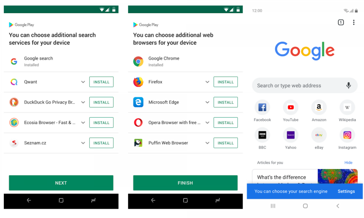 Google reveals the winners for the search preference menu for Android devices
