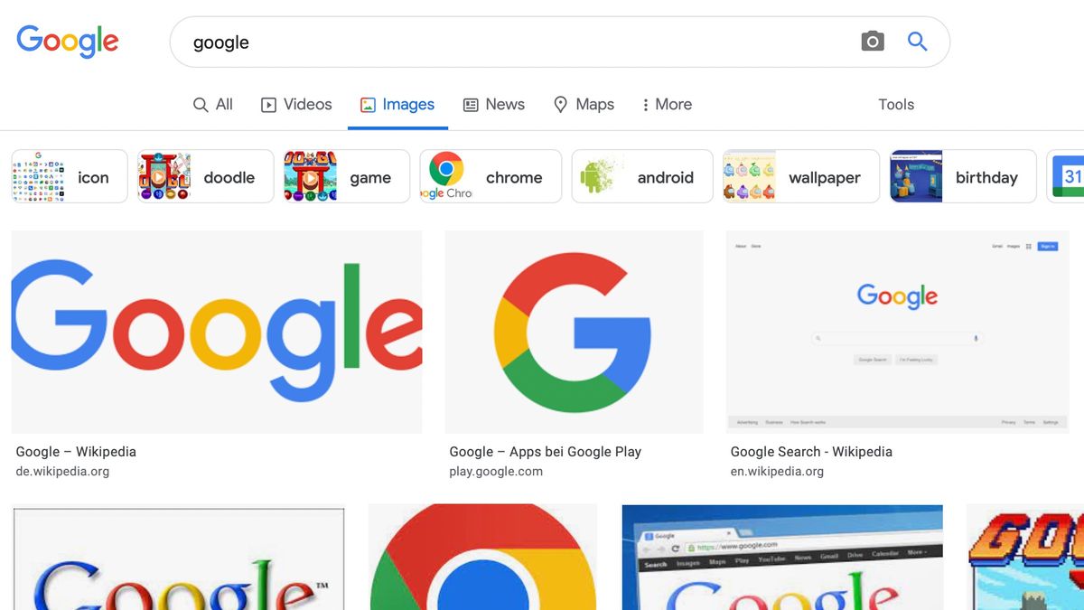 Google introduces related filters in image search results