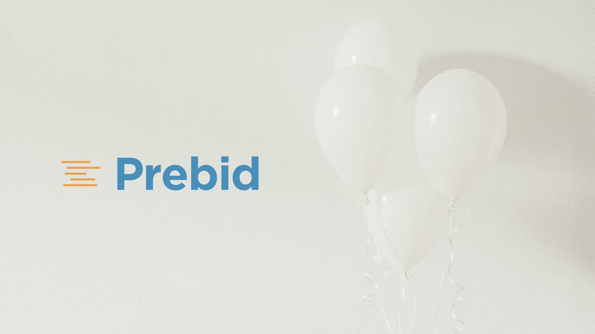 Prebid.js has how 5 years