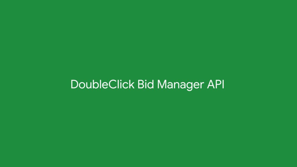 DoubleClick Bid Manager API