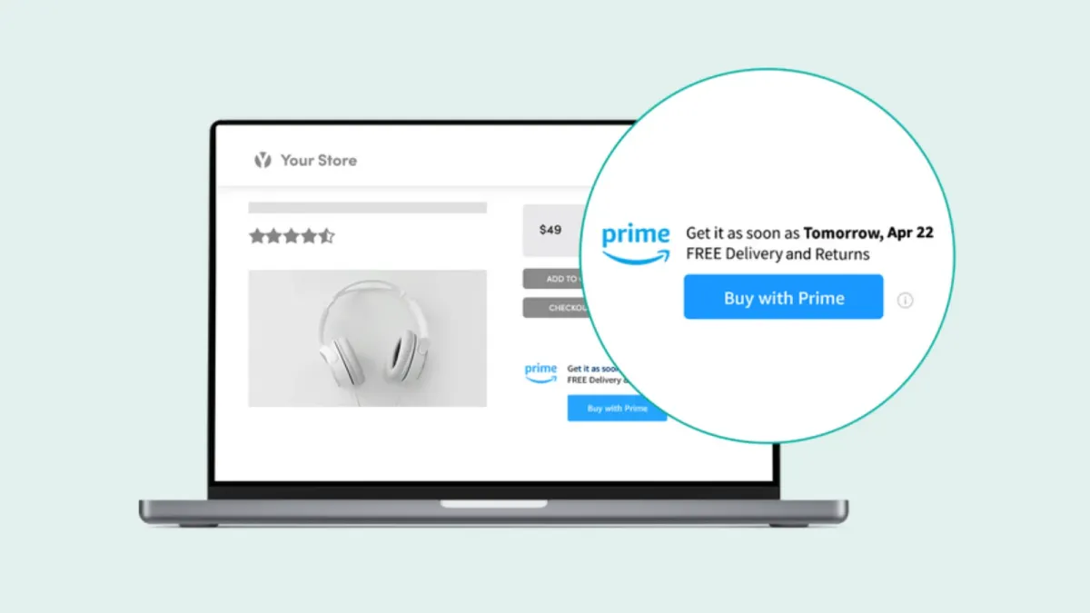 “Buy with Prime” increases shopper conversion by 25%