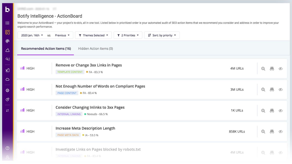 Botify launches ActionBoard, a new insights tool for prioritising SEO actions