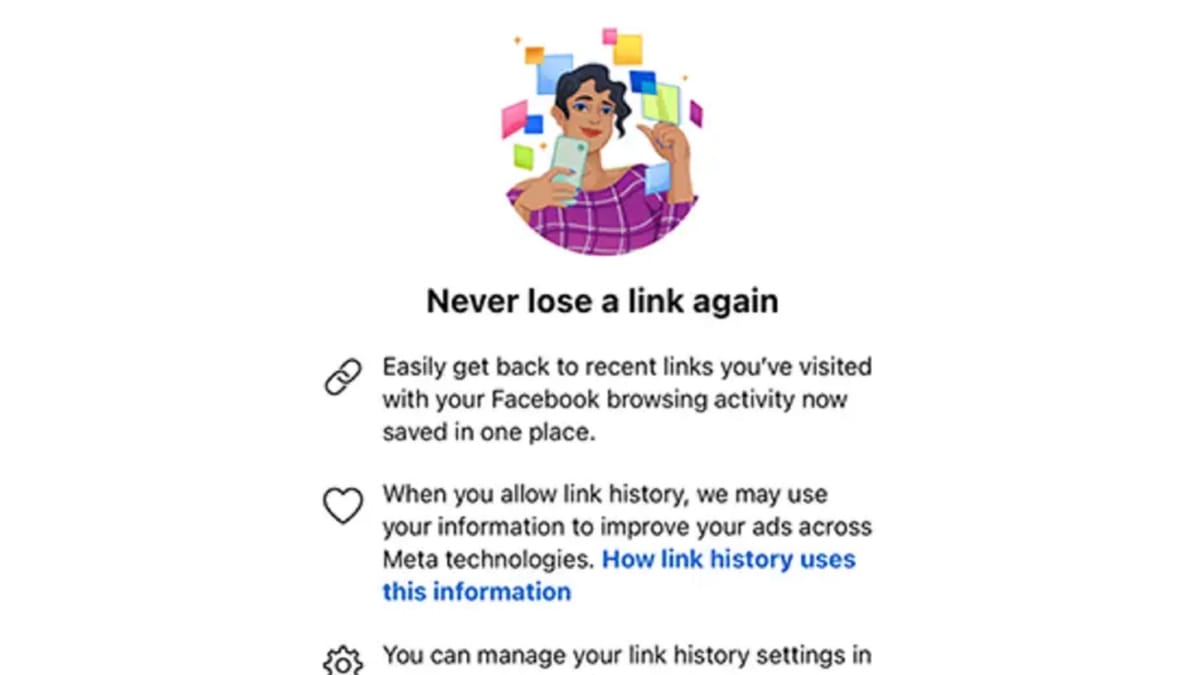 Facebook introduces Link History for data targeting