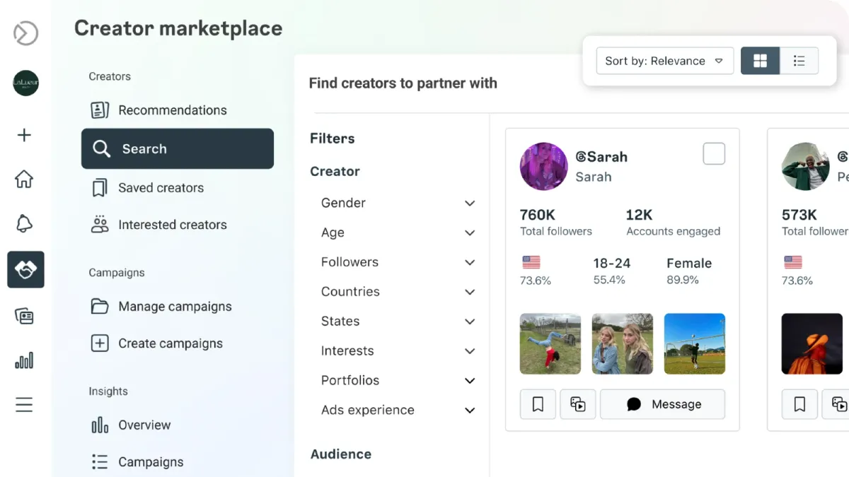 Instagram expands Creator Marketplace to connect brands and creators in 8 New Markets